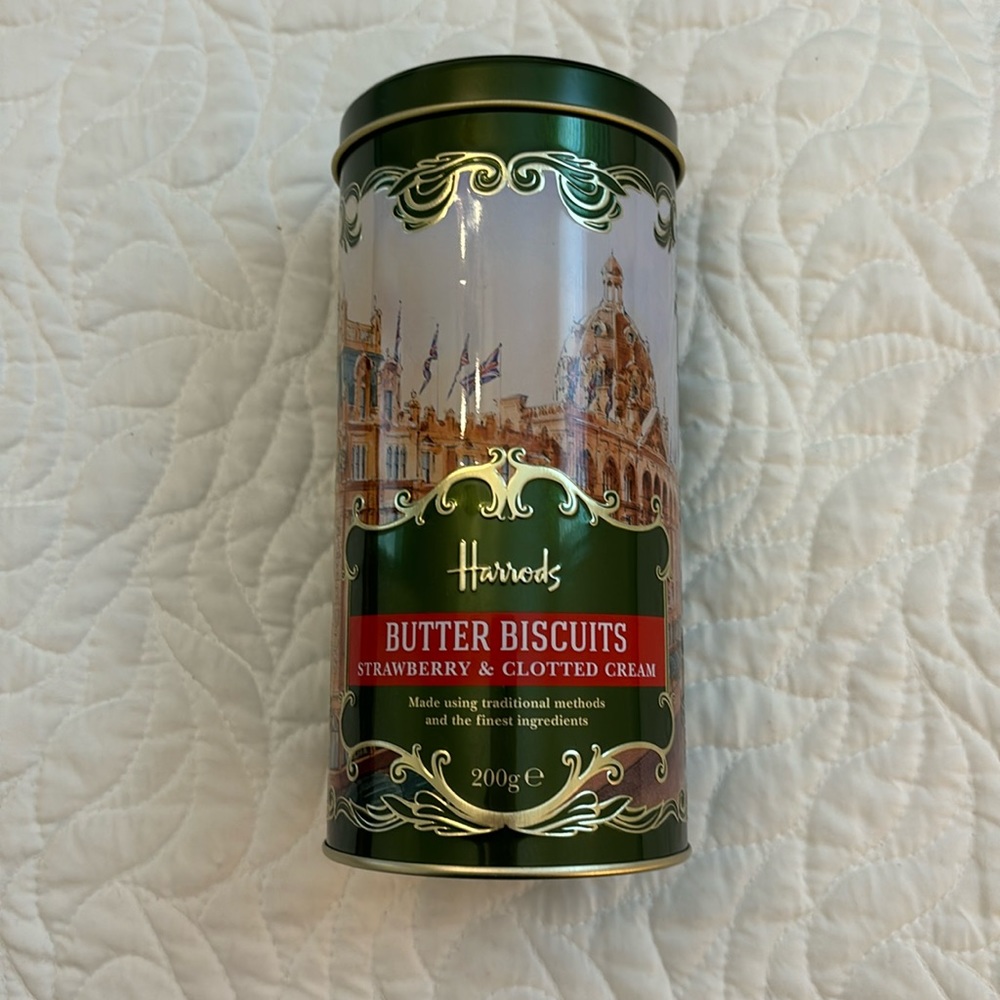 Harrods collectible tin TIN ONLY (cookies not included)